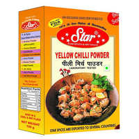 Yellow Chilli Powder - Food Grade, 100 - 500 Grams | Yellow Color, Spicy Taste, Blended Powder Shape