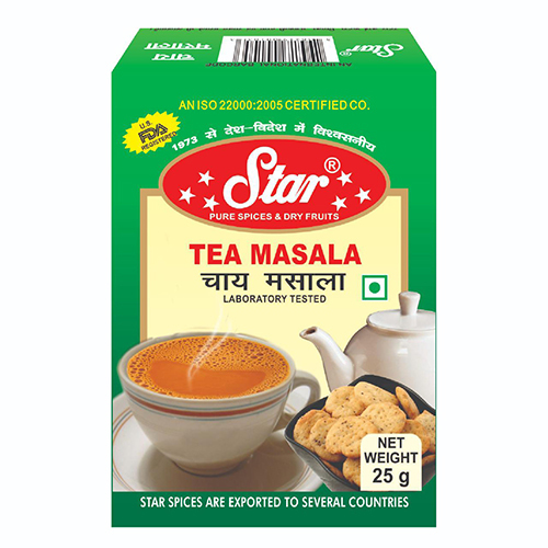 Tea Masala - Food Grade Blend | Weight Options of 50, 100, 200 Grams, Ideal for Room Temperature Storage