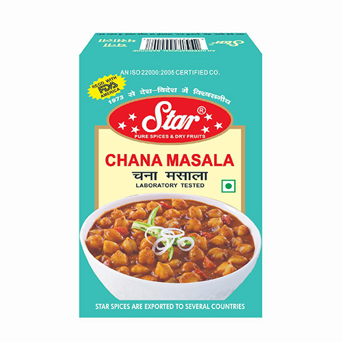 Chana Masala - Food Grade, Blended, 100 & 500 Grams | Ideal for Room Temperature Storage, Authentic Flavor for Culinary Delights