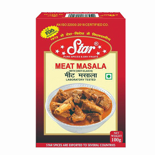 Meat Masala - Food Grade, Blended Spice Mix | Room Temperature Storage, Available in 100g and 500g Pack Sizes