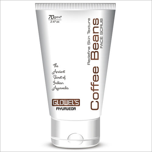 Coffee Beans Face Scrub Color Code: White