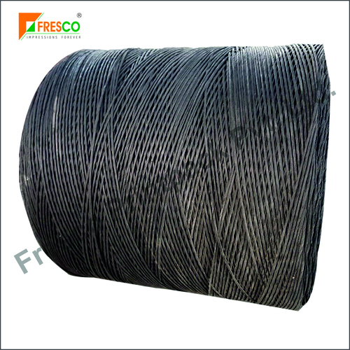 Black Twisted Rope Density: Different Kilogram Per Cubic Meter (Kg/M3)