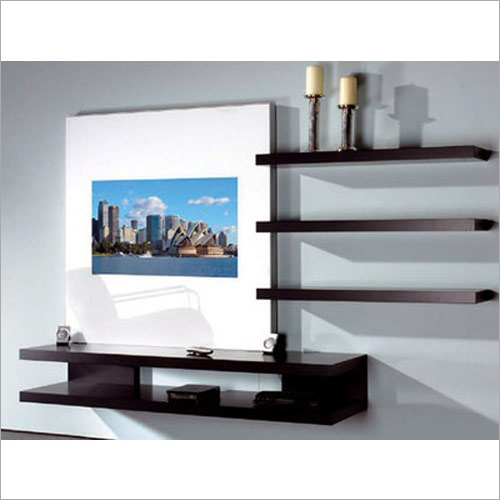 Wall Mounted Wooden TV Unit