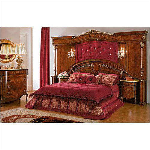 King Size Wooden Double Bed
