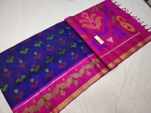 Pure Ikkat Silk Double Warp