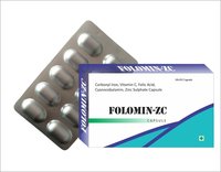 Carbonyl Iron, Vitamin C, Folic acid, Cyanocobalamin, Zinc Sulphate Capsule