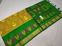 Pure Ikkat Silk Sareee