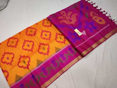 Banarasee Organza Mix Saree With Resham Jaal Design & Floral Border-Pi