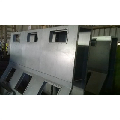 Silver Commercial Interior Oven Duct