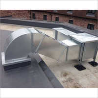 Silver Stainless Steel Ventilation Duct