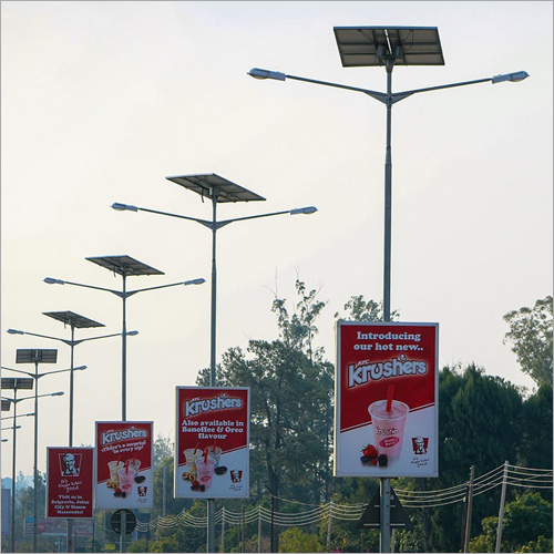 solar street light pole