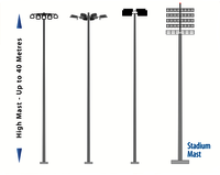 high mast light pole
