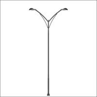 Double Arm Street Light Pole