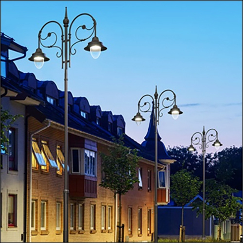 decorative street light pole
