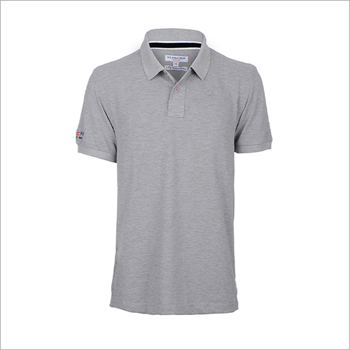 Mens Plain Polo Neck T-Shirt