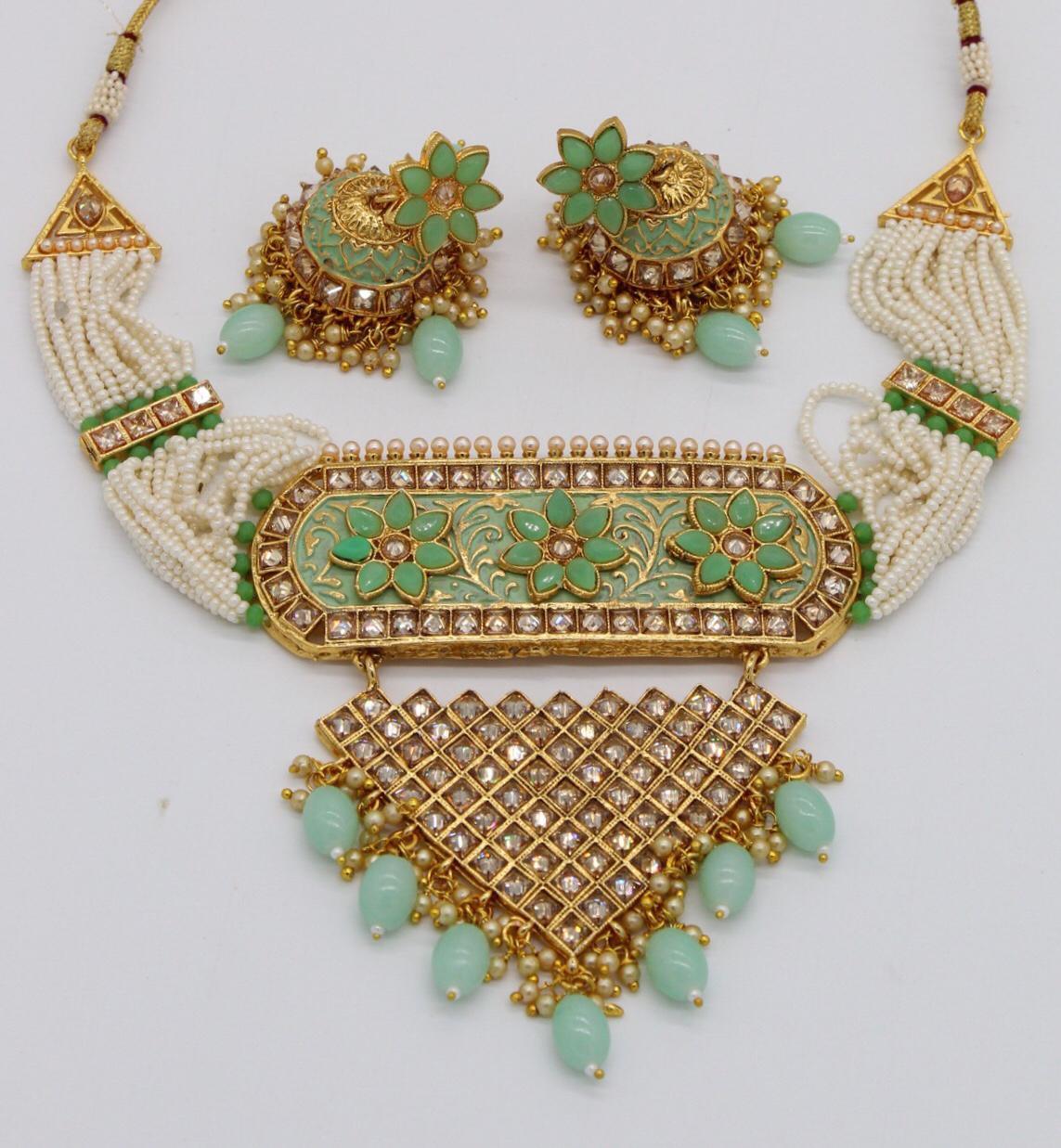 Rajwadi Rani Necklace Set