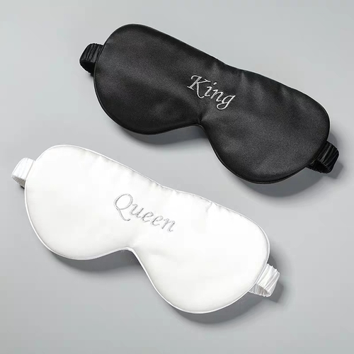 EIT-042 Breathable Embroidered Silk Eye Mask