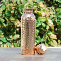 Pure Hammered Copper Bottle