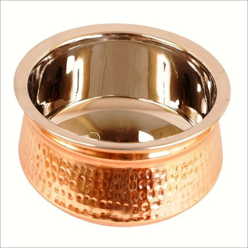 Mughlai Copper Handi Hardness: Rigid