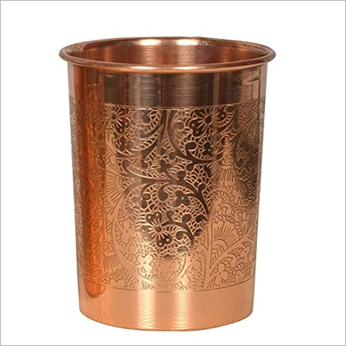 Etching Design Copper Glass