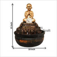 Marble Look Decorative Table Top Water Fountain