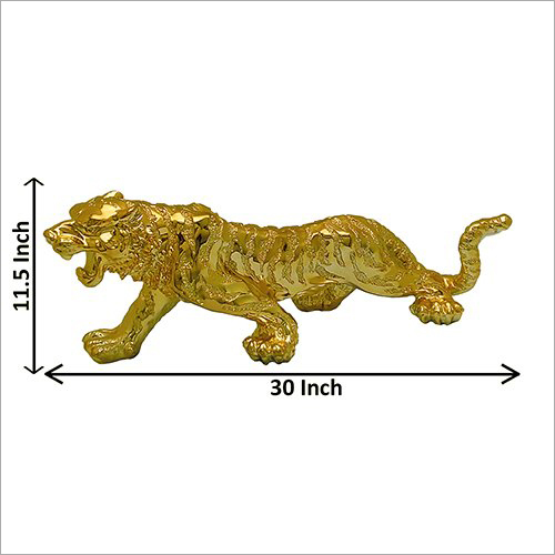 Multicolor Gold And Silver Plated Decorative Panther