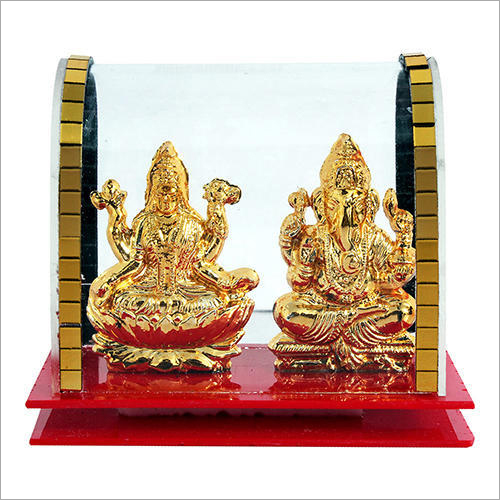 Multicolor Lord Ganesh Laxmi Cabinet Showpiece Idol Corporate Gift