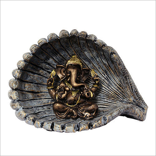 Antique Look Lord Ganpati Idol In Shell