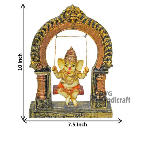 Lord Ganesha Decorative Statue Height: 10 Inch (In)