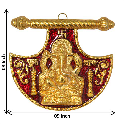 Antique Look Metal Lord Ganesha Wall Hanging