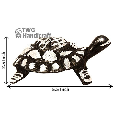 Aluminium White Metal Turtle Gift Item Showpiece