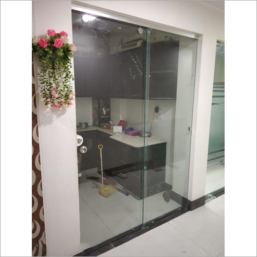 Kitchen Glass Sliding Partition