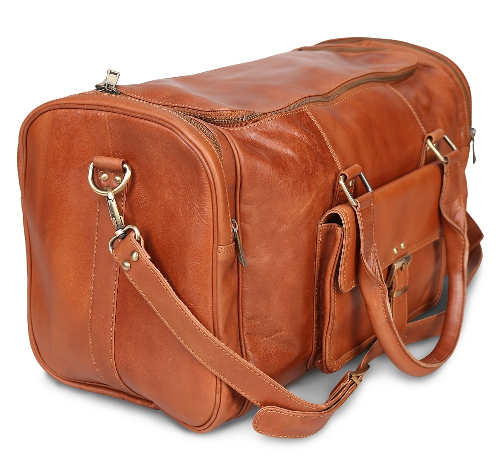 Genuine Leather Duffle Bag
