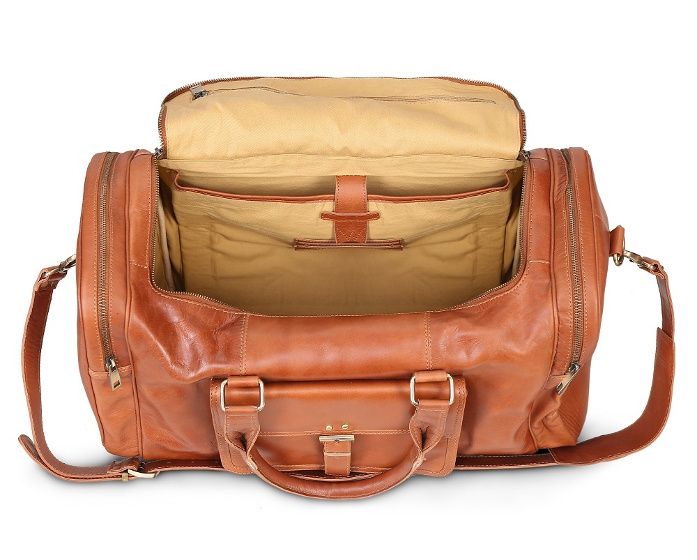 Genuine Leather Duffle Bag