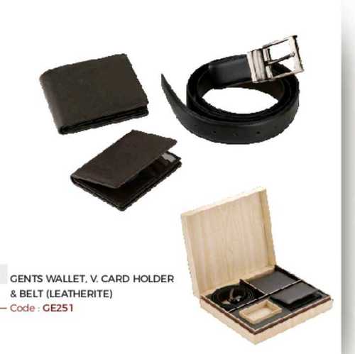 mens leather wallet and balts