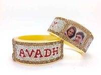 Golden stone Customized Bangles