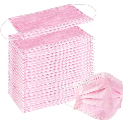 Light Pink Hospital Surgical Face Mask