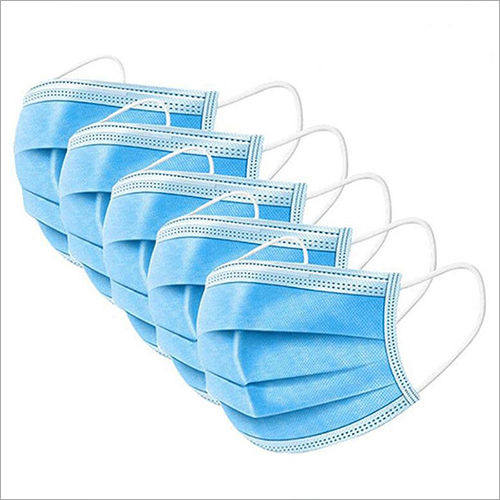 Light Blue Non Woven Face Mask