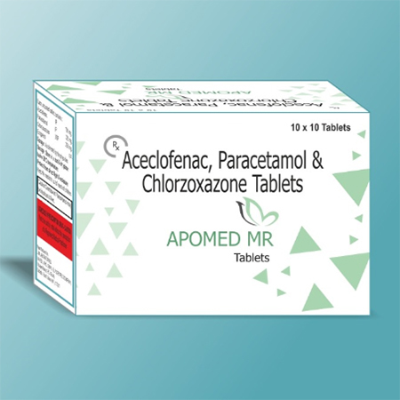 ACECLOFENAC AND PARACETAMOL AND CHLORZOXAZONE TABLETS