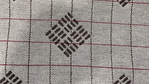 Polyester Check Canvas Fabric