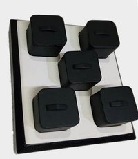Tray Black -white Ring Display Stand
