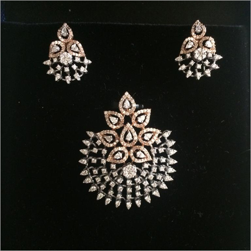 Diamond Pendant Set - Diamond Pendant Set Exporter, Manufacturer, Supplier,  Trading Company & Wholesaler, Mumbai, India