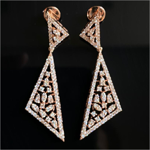 Diamond Party Wear Earring