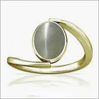 Gold And Cat Eye Ring