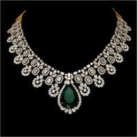 Diamond Bridal Panna Necklace