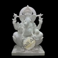 Hygienic Marble Ganesh Murti