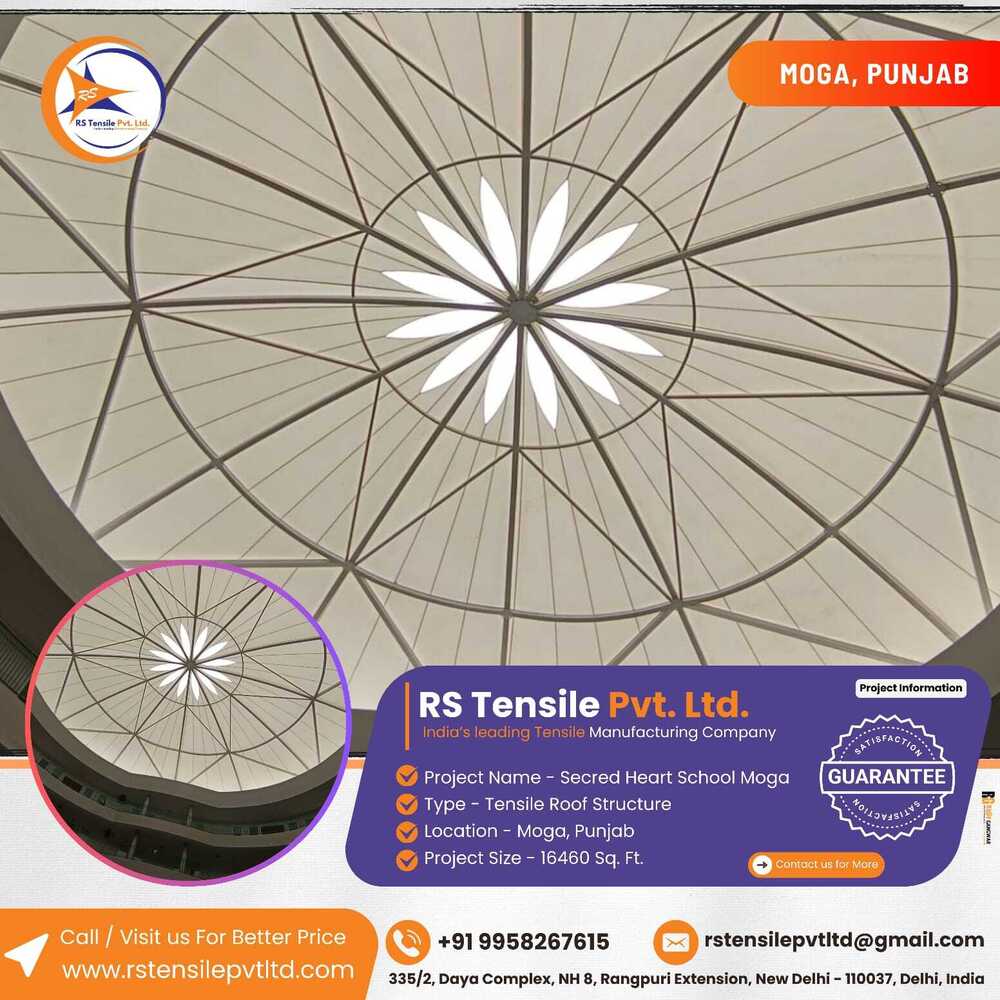 Tensile Fabric Dom Structure - Color: All Color