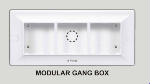 Modular Gang Box - Durable Close Type Design | Versatile and Easy to Install