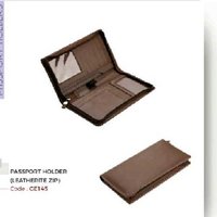 leather passport wallet