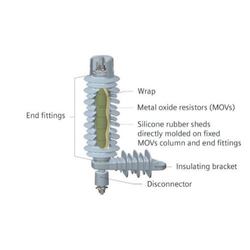3EK8 Silicone Rubber Surge Medium Voltage Surge Arresters